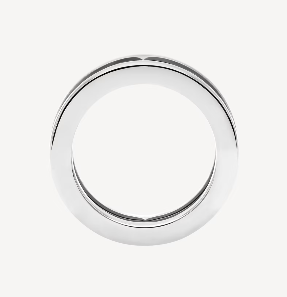 [Stars Jewelry]ZERO 1 ONE-BAND WITH OPENWORK LOGO SPIRAL RING