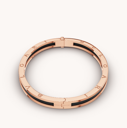 [Stars Jewelry]ZERO 1 PINK GOLD WITH BLACK CERAMIC BRACELET