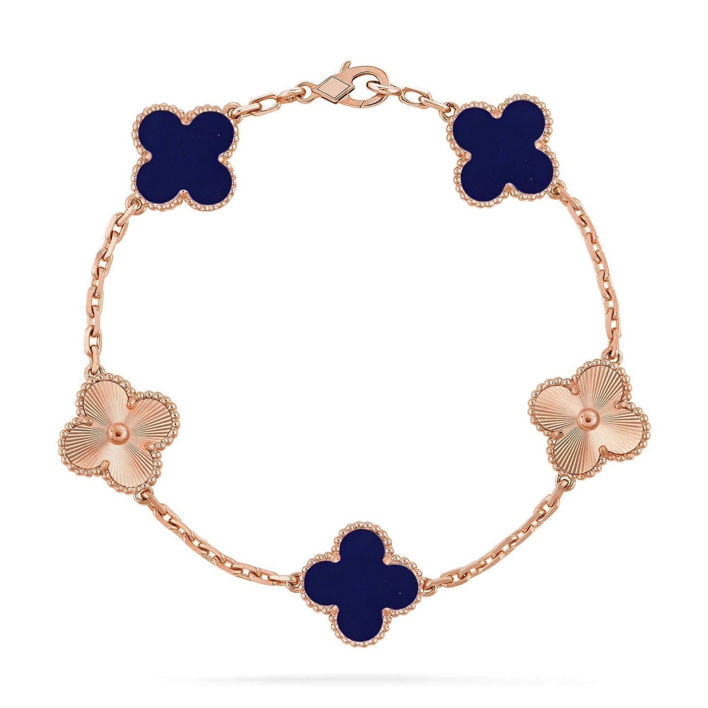 [Stars Jewelry]CLOVER 5 MOTIF LAPIS LAZULI BRACELET COLLECTION