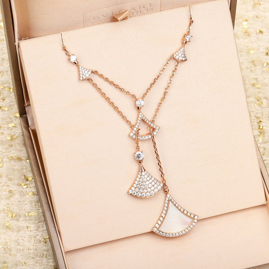 [Stars Jewelry]BVLGARI Divas’ Dream Multi-Fan Tassel Necklace