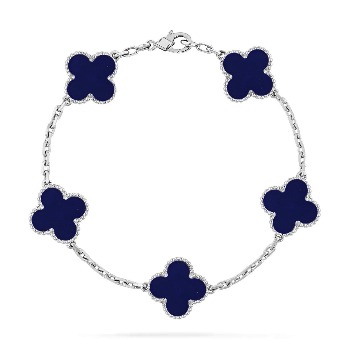 [Stars Jewelry]CLOVER 5 MOTIF LAPIS LAZULI BRACELET COLLECTION