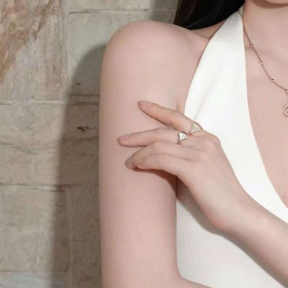 [Stars Jewelry]BVLGARI Double Fan Open-Faced Ring