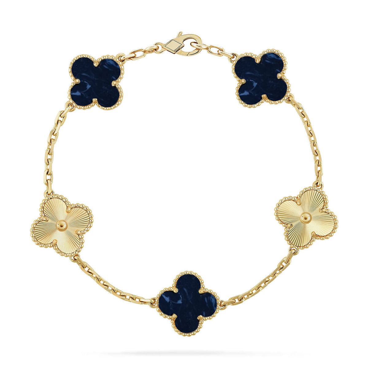 [Stars Jewelry]CLOVER 5 MOTIF PIETERSITE BRACELET COLLECTION