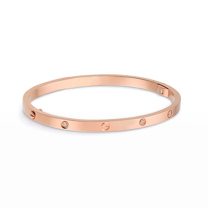 [Stars Jewelry]LOVE BRACELET 3.65MM 6 DIAMONDS