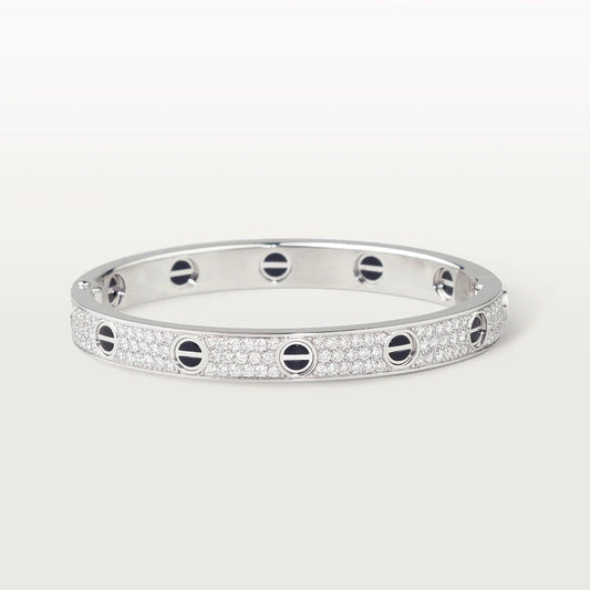 [Stars Jewelry]LOVE BRACELET 6.1MM DIAMOND-PAVED CERAMIC