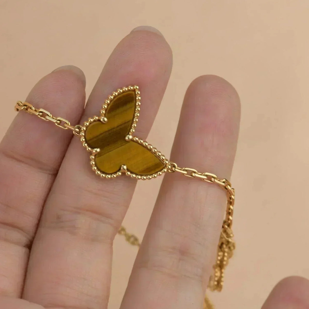 [Stars Jewelry]LUCKY SPRING 5 MOTIF GOLD BRACELET