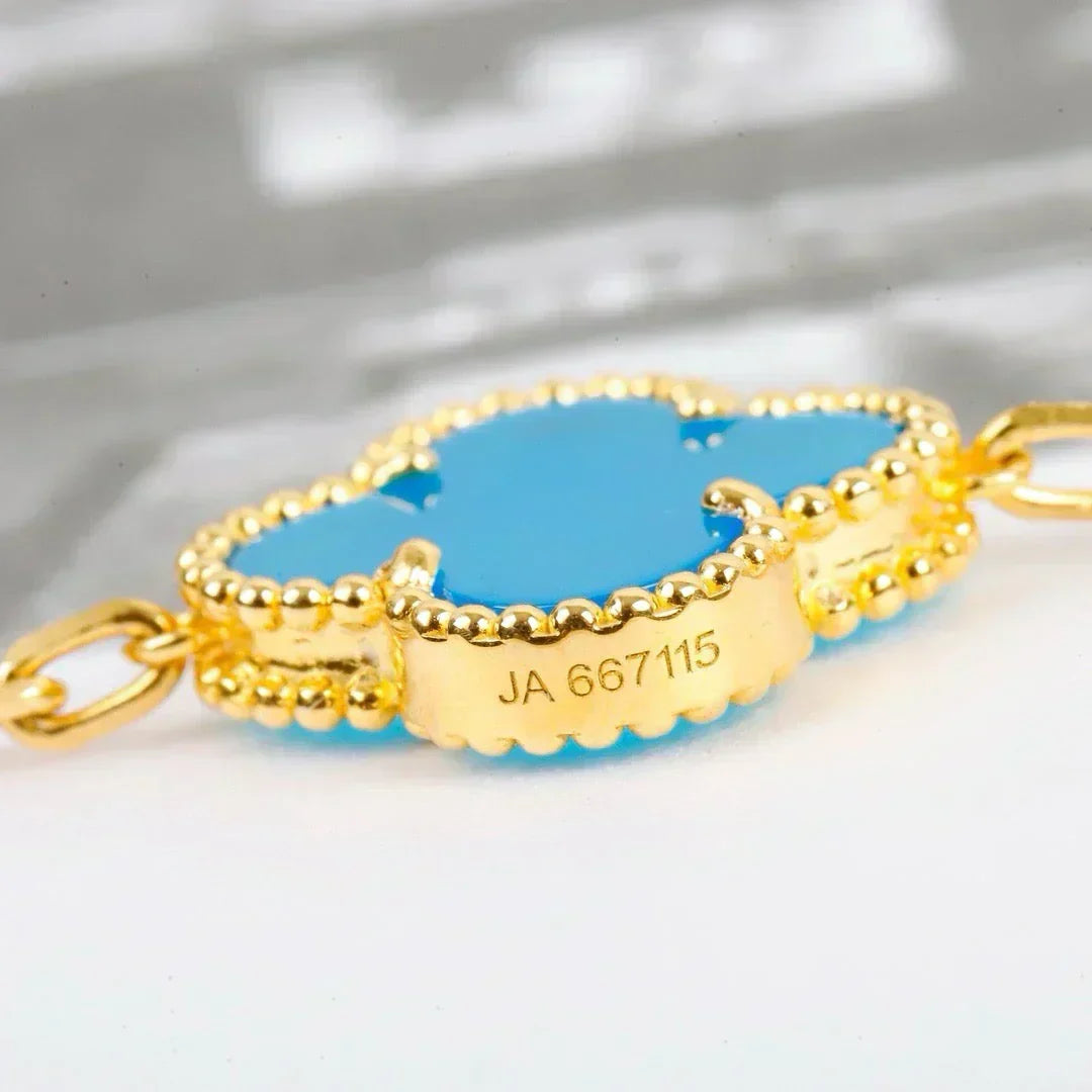 [Stars Jewelry] CLOVER 5 MOTIF TURQUOISE BRACELET COLLECTION