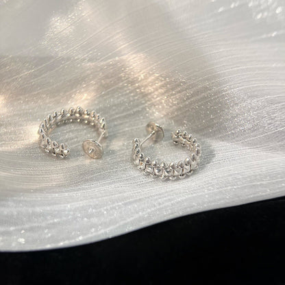 [Stars Jewelry]CLASH SMALL HOOP EARRINGS