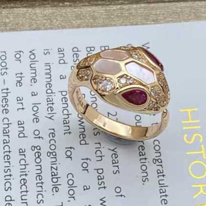 [Stars Jewelry]BRAND NEW ASSORTED SNAKE HEAD MOTHER OF PEARL RINGS