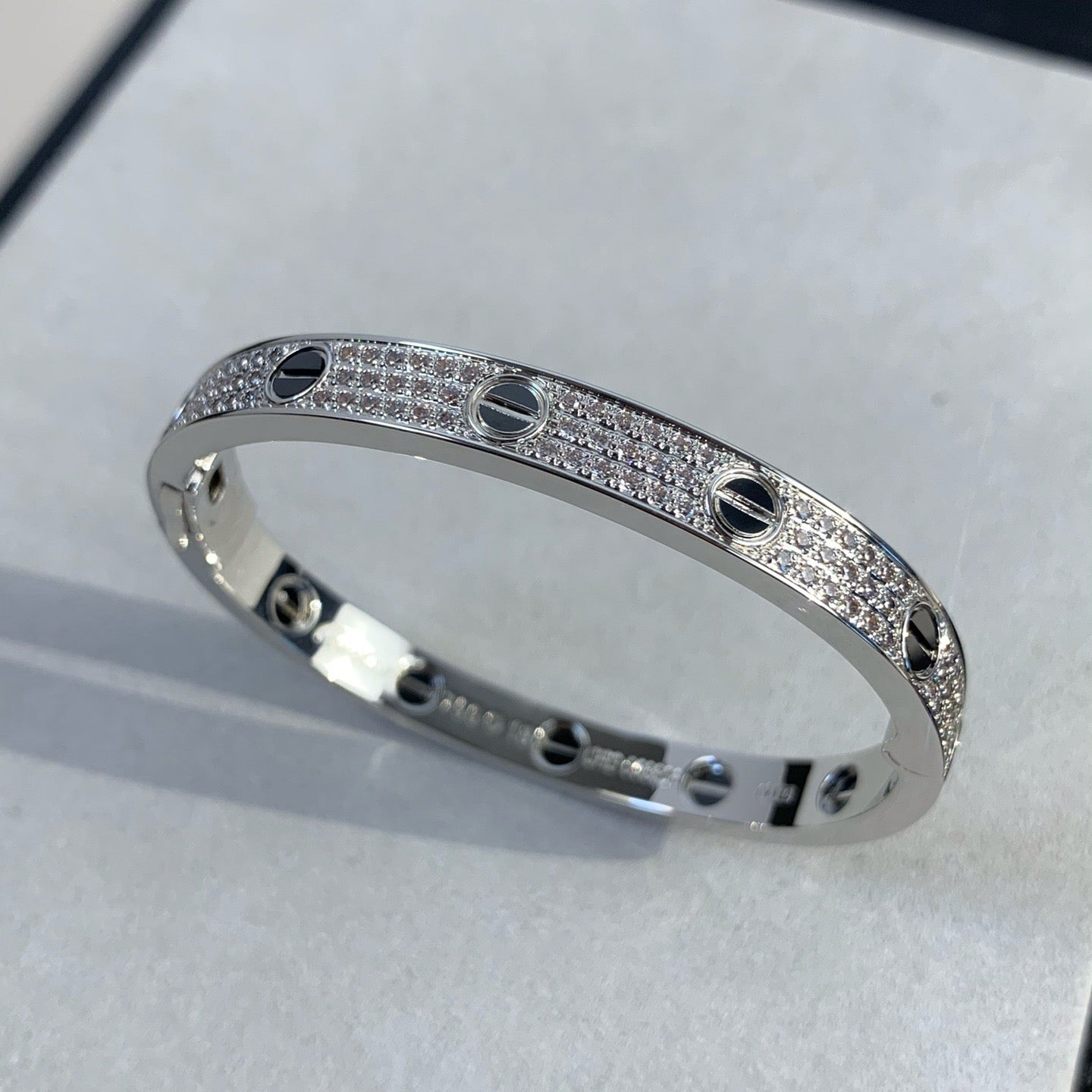 [Stars Jewelry]LOVE BRACELET 6.1MM DIAMOND-PAVED CERAMIC