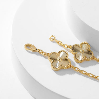 [Stars Jewelry]CLOVER 10 MOTIFS LASER NECKLACE
