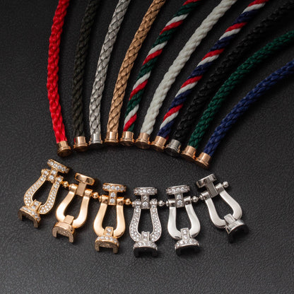 [Stars Jewelry]FORCE LARGE HORSESHOE FULL DIAMOND BRACELET GOLD