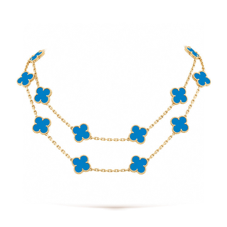 [Stars Jewelry]CLOVER 20 MOTIFS TURQUOISE GOLD