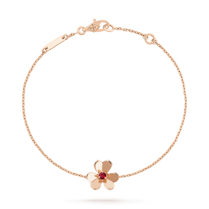 [Stars Jewelry]FRIVOLE GOLD FLOWER PINK MALACHITE BRACELET