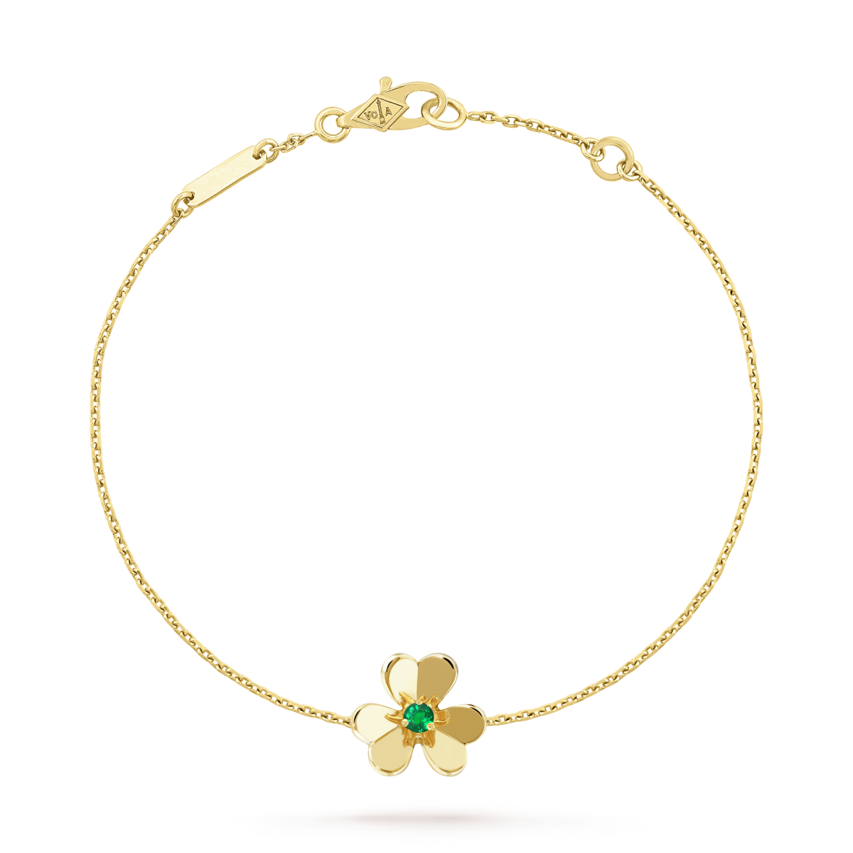[Stars Jewelry]FRIVOLE GOLD FLOWER PINK MALACHITE BRACELET