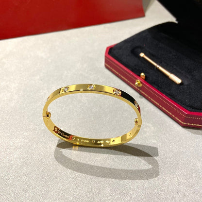 [Stars Jewelry]LOVE BRACELET 6.1MM 10 DIAMONDS