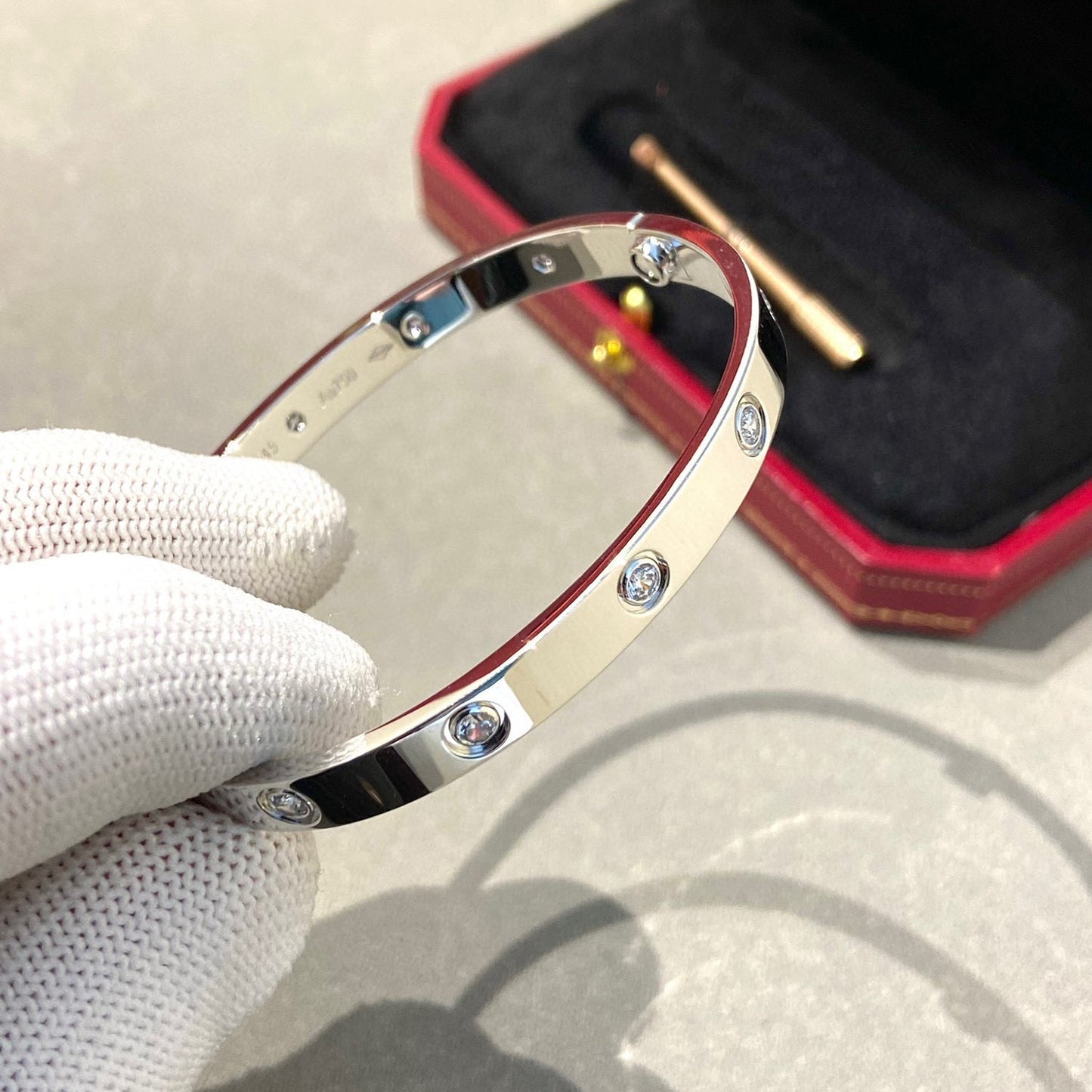 [Stars Jewelry]LOVE BRACELET 6.1MM 10 DIAMONDS