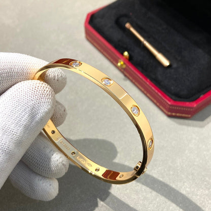 [Stars Jewelry]LOVE BRACELET 6.1MM 10 DIAMONDS