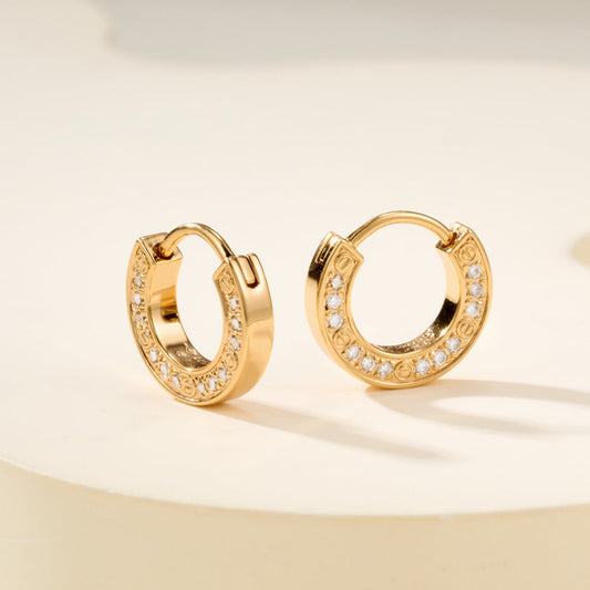 [Stars Jewelry]LOVE DIAMOND EARRINGS