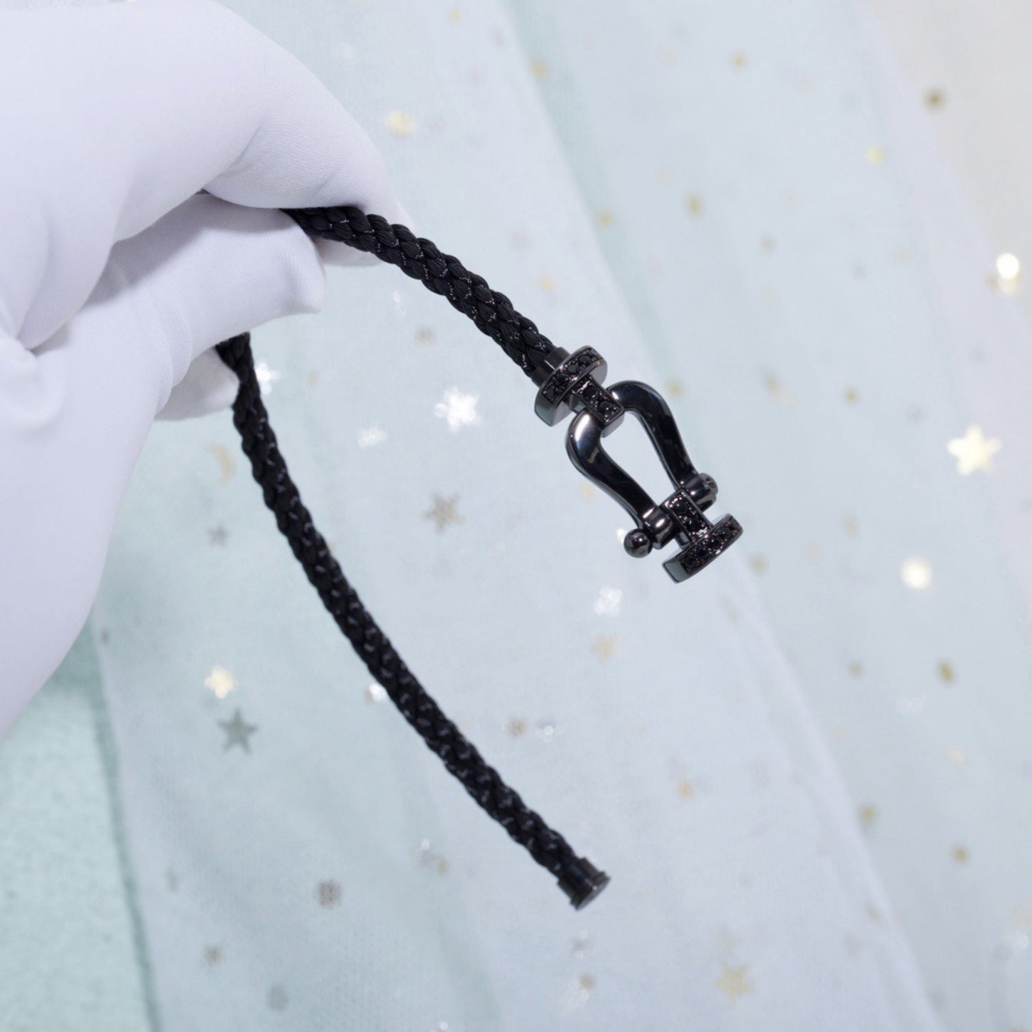[Stars Jewelry]FORCE LARGE SERIES HORSESHOE BLACK SAMURAI BRACELET