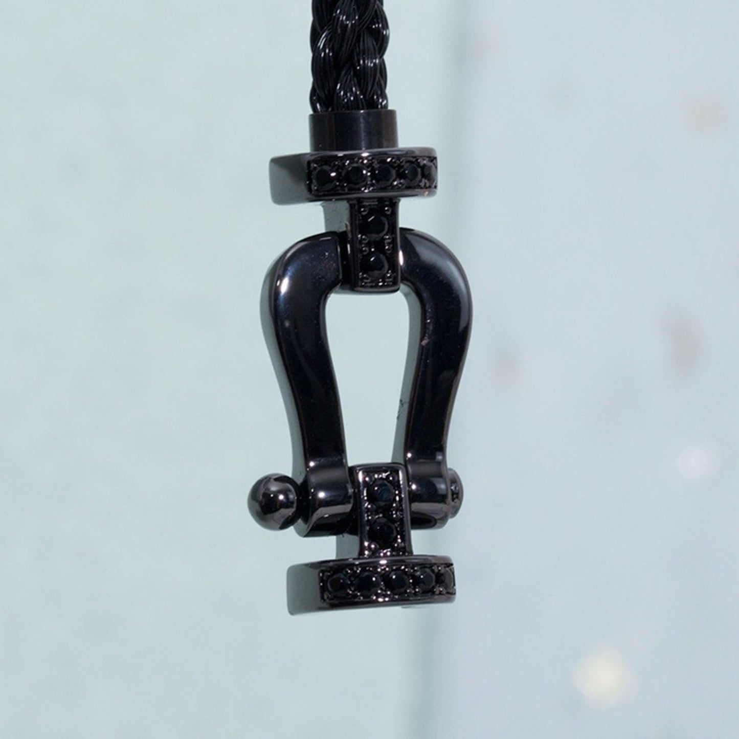 [Stars Jewelry]FORCE LARGE SERIES HORSESHOE BLACK SAMURAI BRACELET
