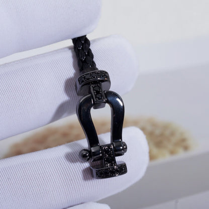 [Stars Jewelry]FORCE LARGE SERIES HORSESHOE BLACK SAMURAI BRACELET