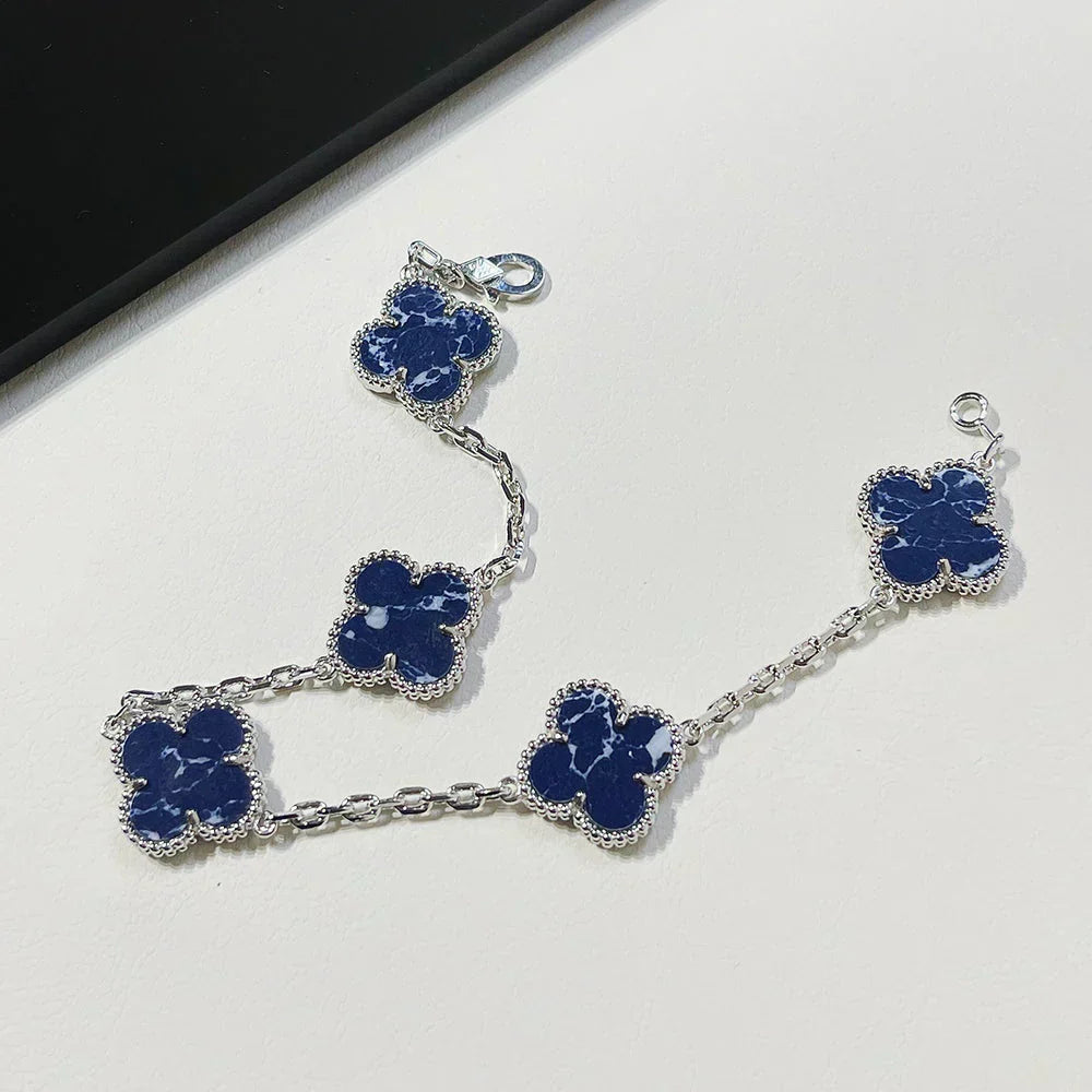 [Stars Jewelry]CLOVER 5 MOTIF PIETERSITE BRACELET COLLECTION
