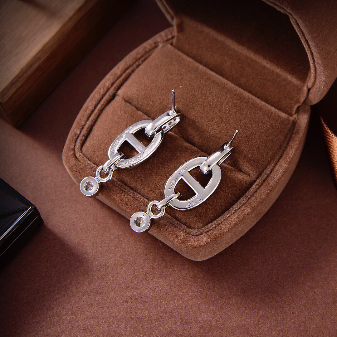 [Stars Jewelry]HM CHAINE DIAMOND EARRINGS