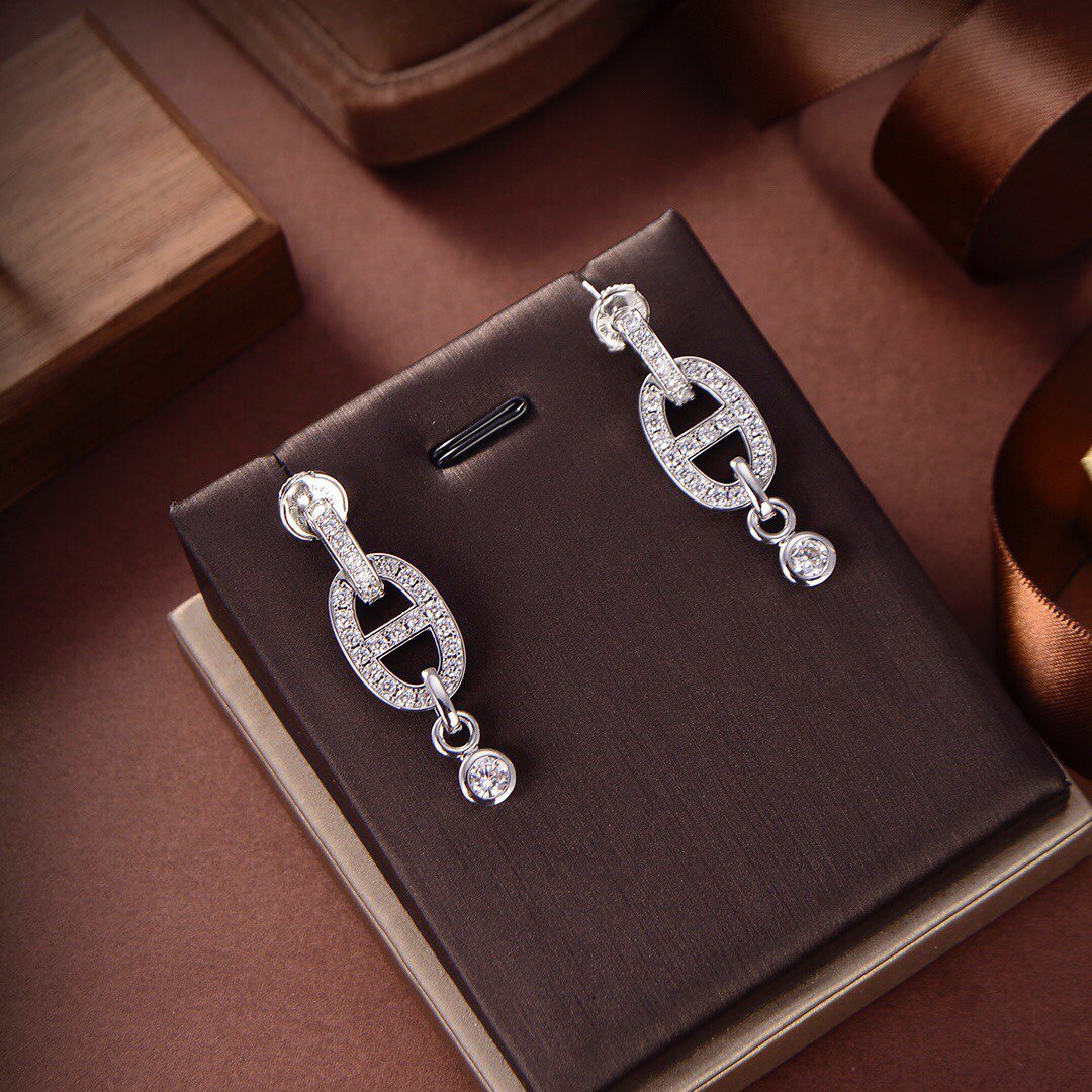 [Stars Jewelry]HM CHAINE DIAMOND EARRINGS