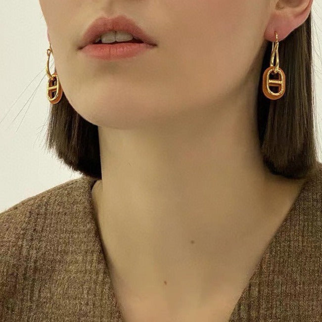 [Stars Jewelry]HM O'MAILLON GOLD EARRINGS