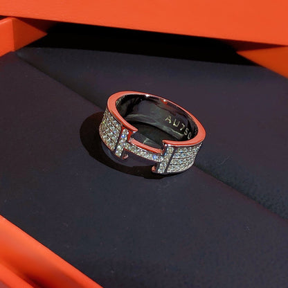 [Stars Jewelry]H RING FULL DIAMOND