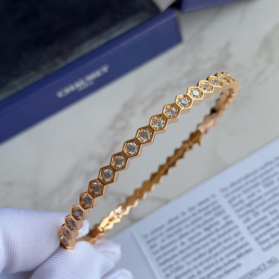 [Stars Jewelry]BEE LOVE GOLD BRACELET FULL DIAMOND
