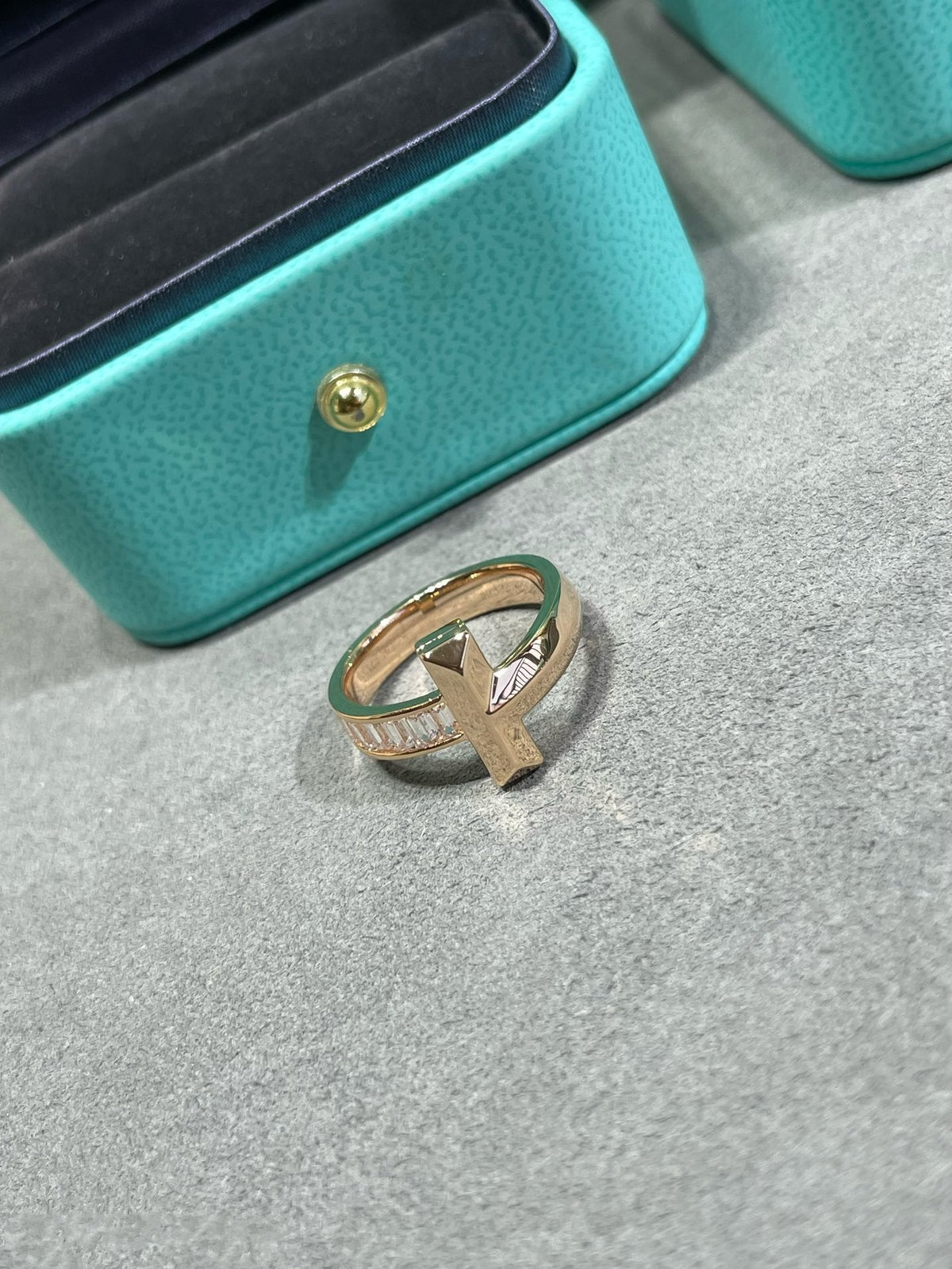 [Stellar jewels]T1 WIDE 4.5MM DIAMOND RING