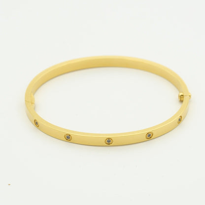 [Stars Jewelry]LOVE BRACELET 3.65MM 10 DIAMONDS