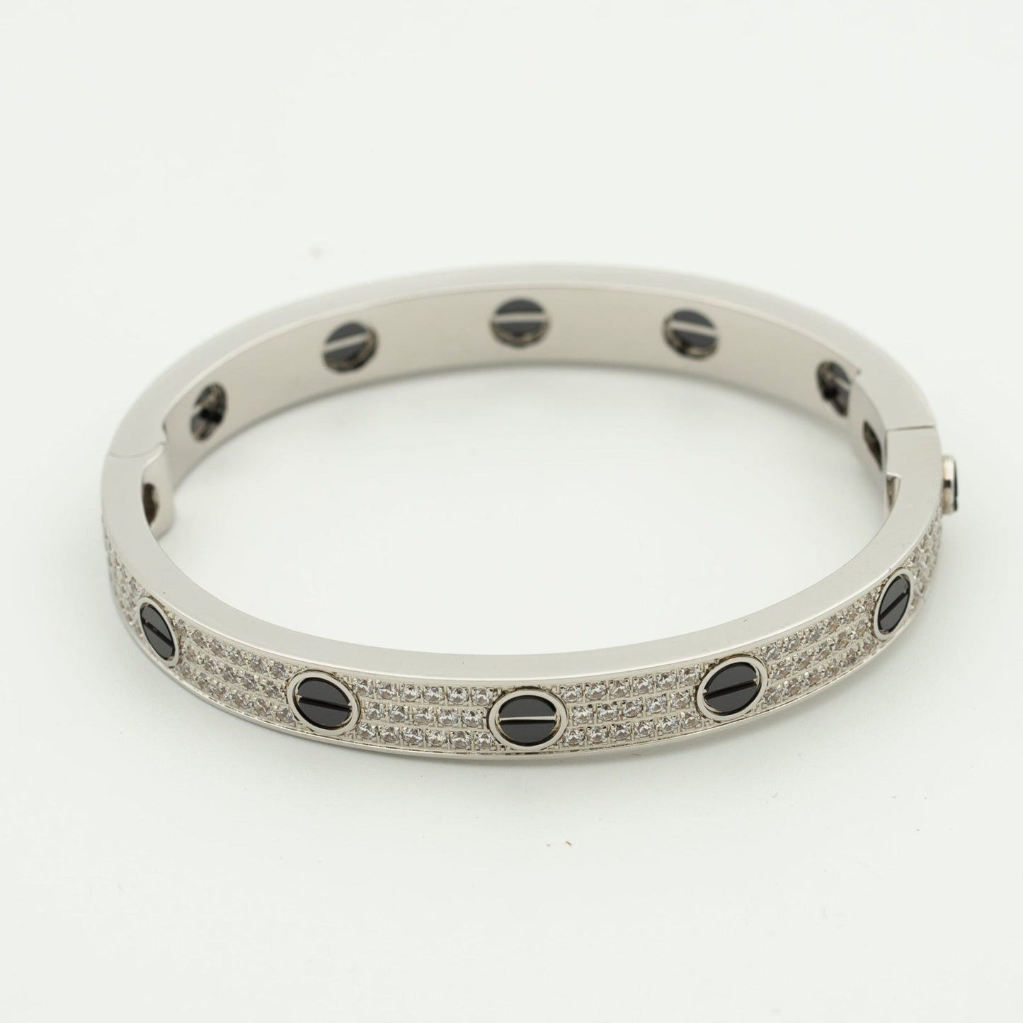[Stars Jewelry]LOVE BRACELET 6.1MM DIAMOND-PAVED CERAMIC