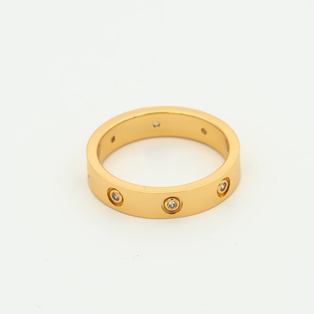 [Stars Jewelry]LOVE RING 3.6MM 8 DIAMONDS