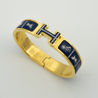 [Stars Jewelry]H BRACELET BLUE CERAMIC