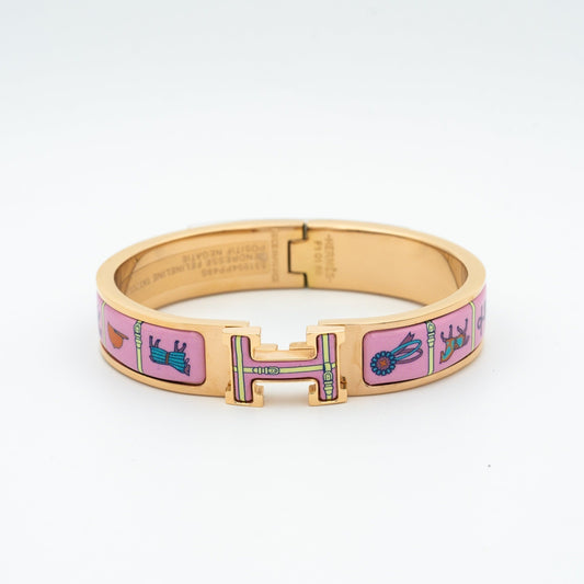 [Stars Jewelry]H PINK GOLD BRACELET PINK CERAMIC