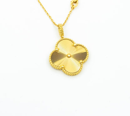 [Stars Jewelry]CLOVER 25MM PEDANT NECKLACE GOLD