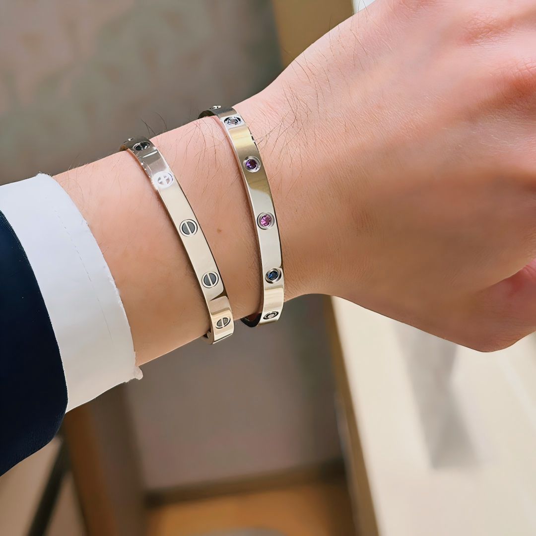 [Stars Jewelry]2026 RAINBOW LOVE BRACELET 6.1MM  10 DIAMONDS