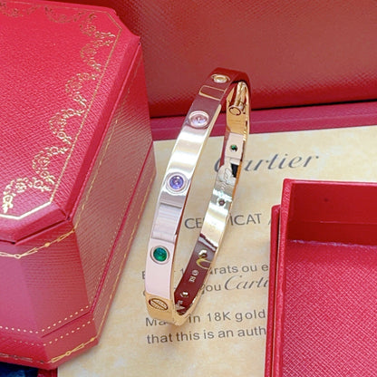 [Stars Jewelry]2026 RAINBOW LOVE BRACELET 6.1MM  10 DIAMONDS