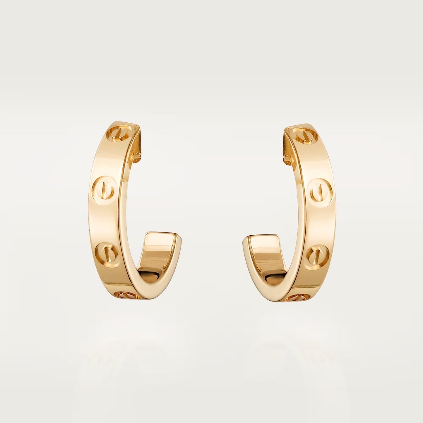 [Stars Jewelry]LOVE EARRINGS 2.65 MM NO DIAMOND SMALL