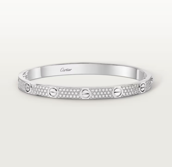 [Stars Jewelry]NEW-LOVE-4.8MM-Width Diamond-Studded Bracelet