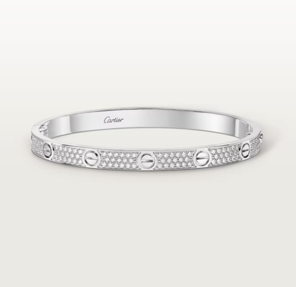[Stars Jewelry]NEW-LOVE-4.8MM-Width Diamond-Studded Bracelet