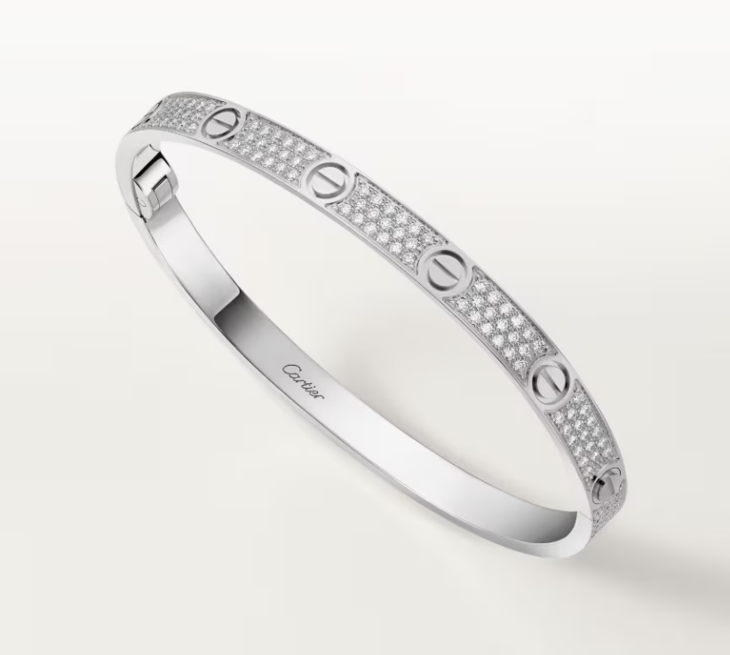 [Stars Jewelry]NEW-LOVE-4.8MM-Width Diamond-Studded Bracelet