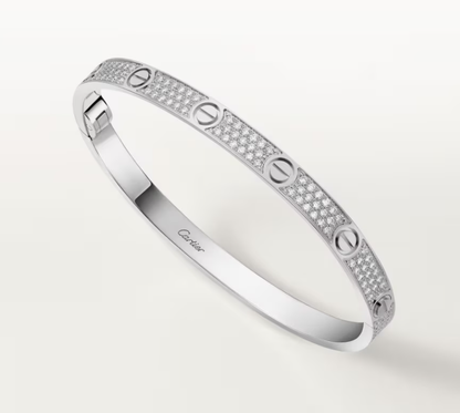 [Stars Jewelry]NEW-LOVE-4.8MM-Width Diamond-Studded Bracelet