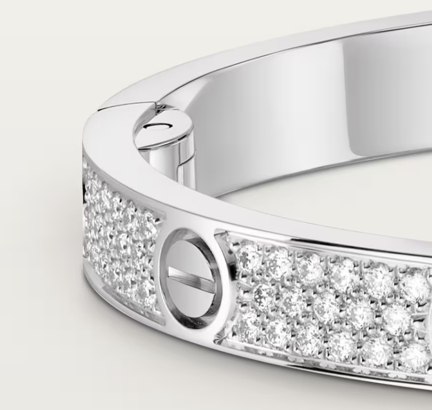 [Stars Jewelry]NEW-LOVE-4.8MM-Width Diamond-Studded Bracelet