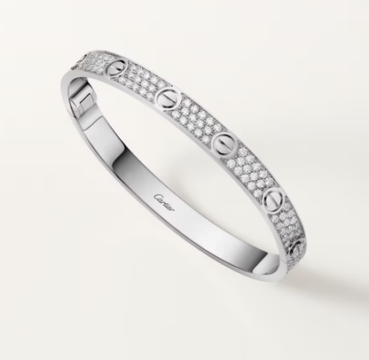 [Stars Jewelry]NEW-LOVE-6.1MM-Width Diamond-Studded Bracelet