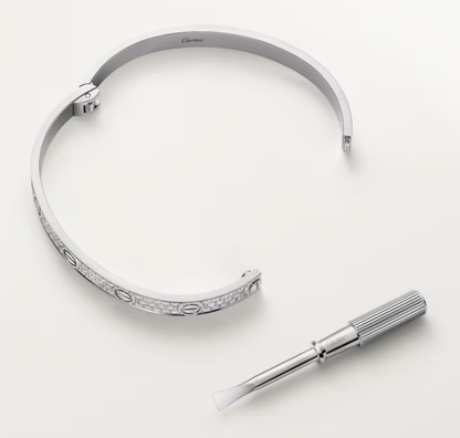 [Stars Jewelry]NEW-LOVE-6.1MM-Width Diamond-Studded Bracelet