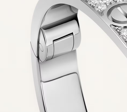 [Stars Jewelry]NEW-LOVE-6.1MM-Width Diamond-Studded Bracelet